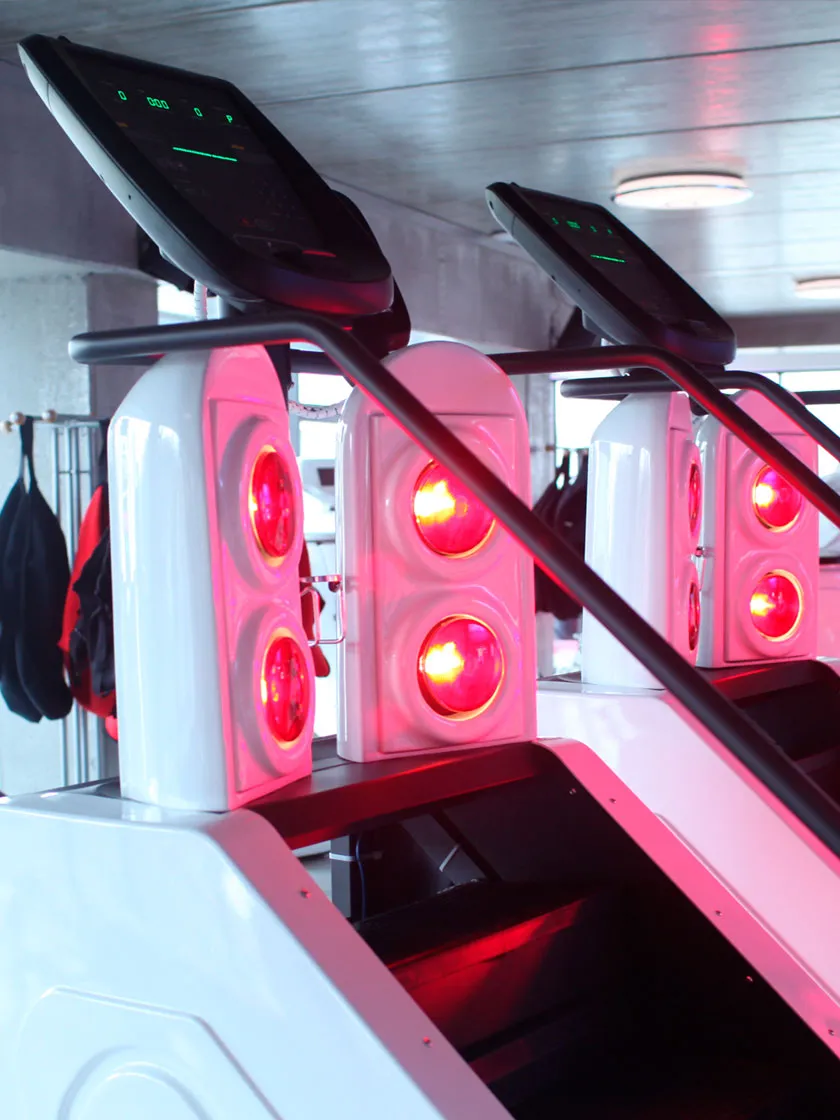 Two Body Space® InfraRed Stair Climber machines – advanced step training with red light therapy