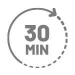 Clock icon indicating time or scheduling